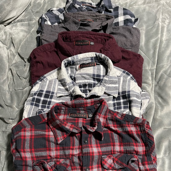 fission Other - Fission flannels(5 shirt bundle)